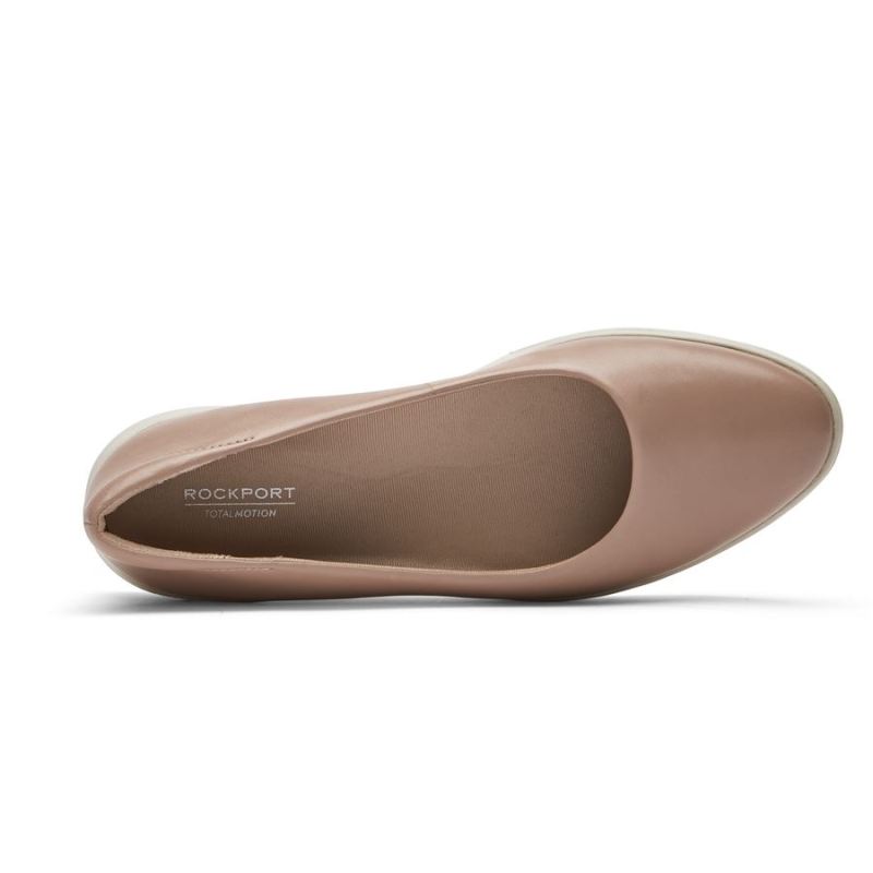 SAPATO ROCKPORT FEMININO TOTAL MOTION LILLIE BALLET - ROSA TOSCANA