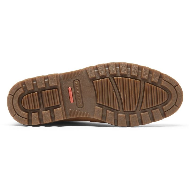 BOTA ROCKPORT MASCULINA WEATHER OR NOT - IMPERMEÁVEL - NOBUCK TRIGO