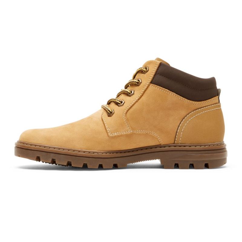 BOTA ROCKPORT MASCULINA WEATHER OR NOT - IMPERMEÁVEL - NOBUCK TRIGO