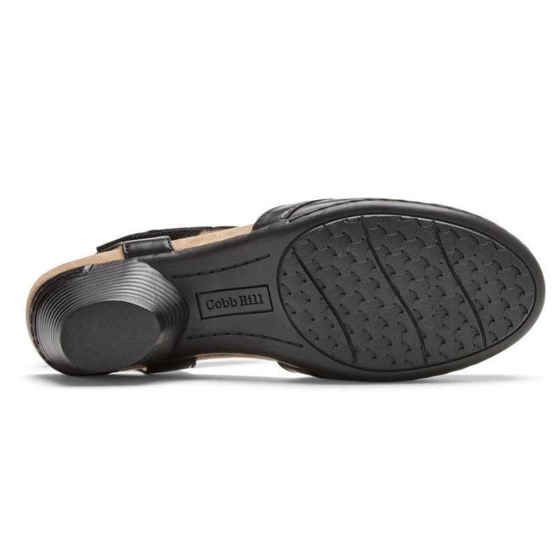 ROCKPORTCOBB HILL LAUREL PERFURADO MARY JANE FEMININO - PRETO