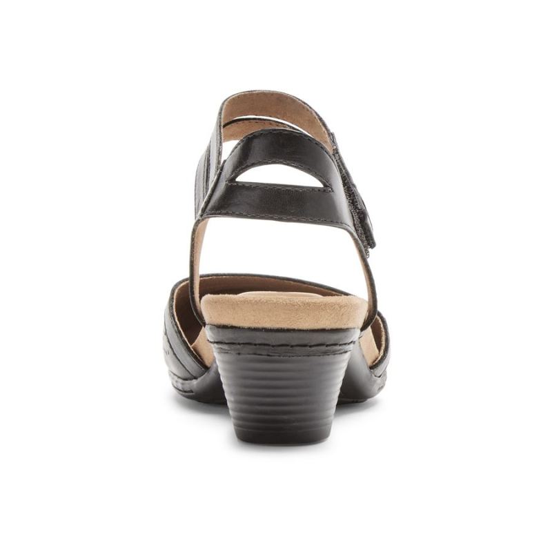 ROCKPORTCOBB HILL LAUREL PERFURADO MARY JANE FEMININO - PRETO