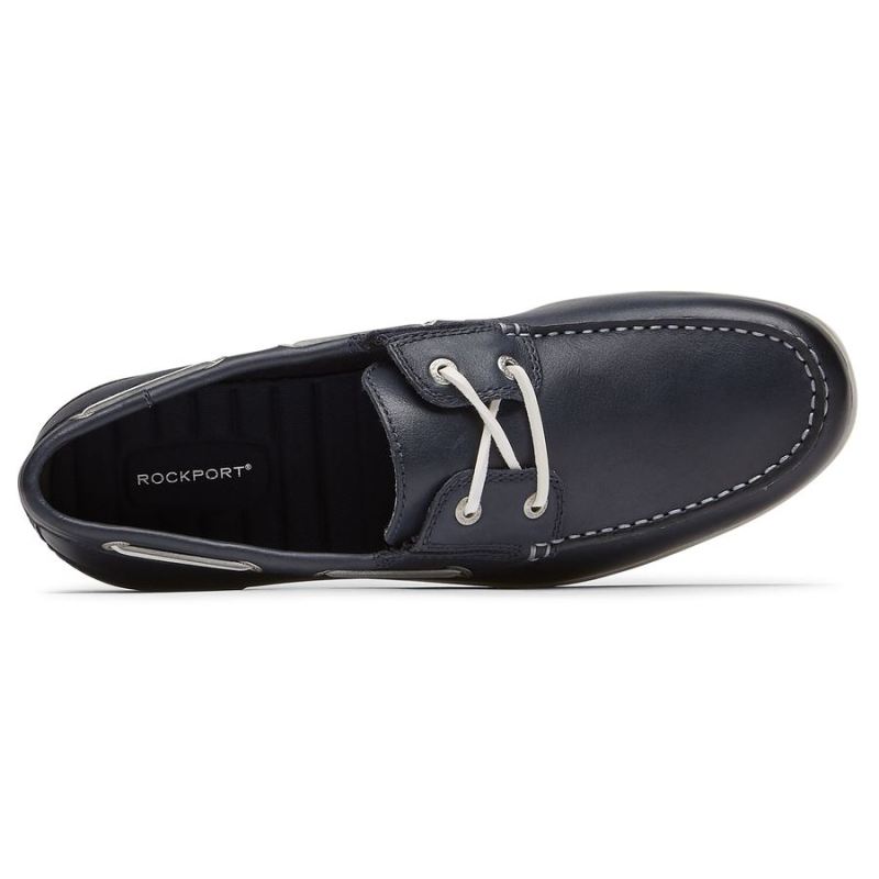 ROCKPORT MALCOM CAMP BOAT SHOE MASCULINO - AZUL SOCIAL