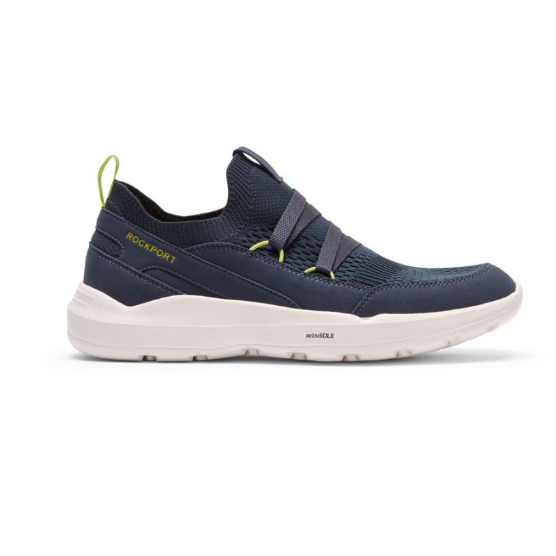 TÊNIS ROCKPORT MASCULINO TRUFLEX EVOLUTION MUDGUARD SLIP-ON - MARINHO