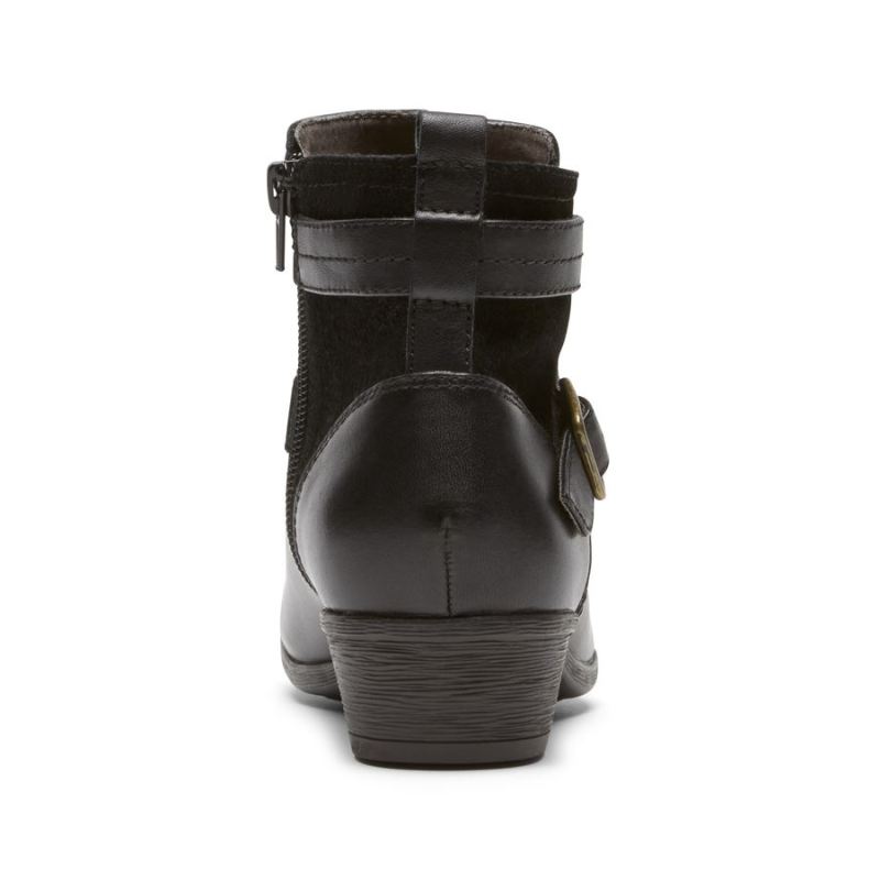 BOTA ROCKPORT FEMININA CARLY COM TIRAS - PRETA