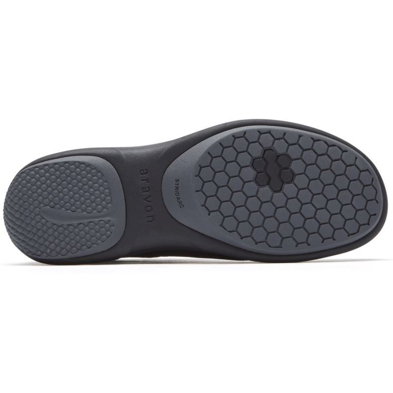BOTA DE CANO BAIXO IMPERMEÁVEL ROCKPORT REV STRIDARC FEMININA - PRETA
