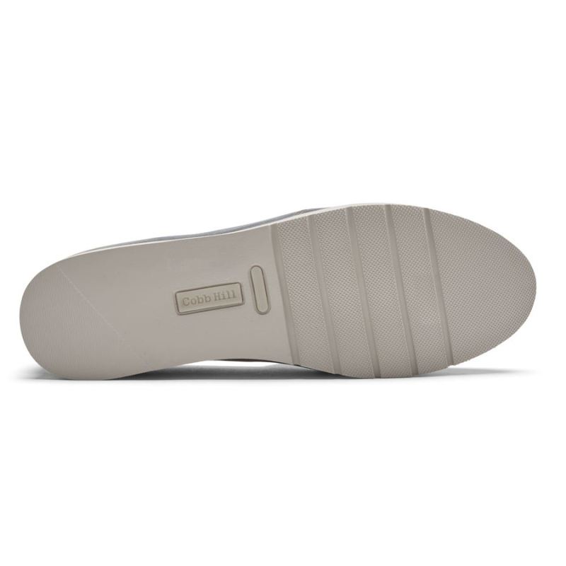 MOCASSINO ROCKPORT Feminino COBB HILL LACI TWIN - GORE SLIP-ON - COURO AZUL-AZUL-AZUL