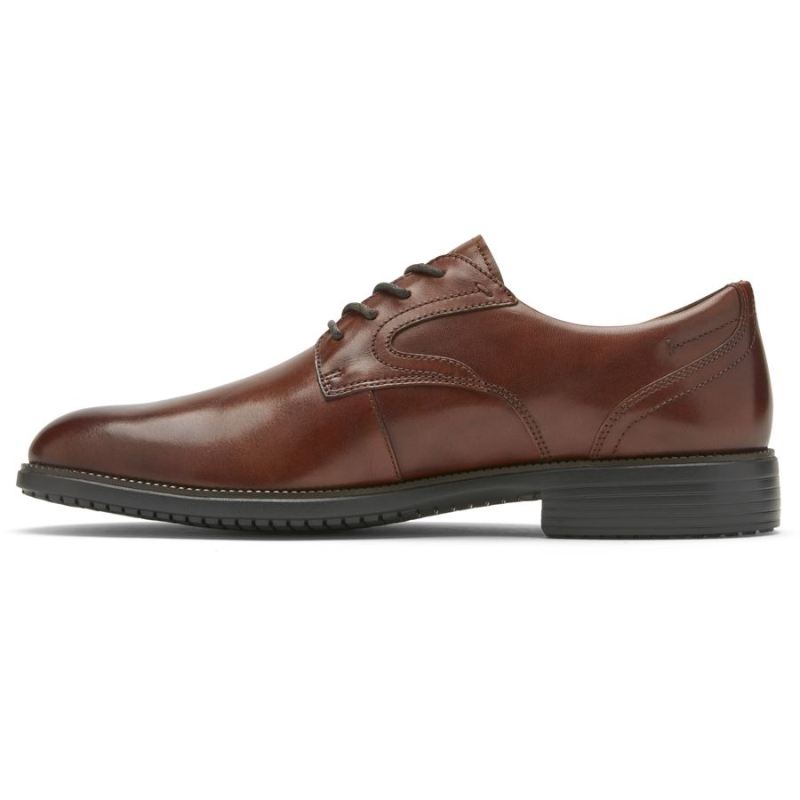 Bota masculina Rockport Total Motion Dressport bico liso Oxford - Bege