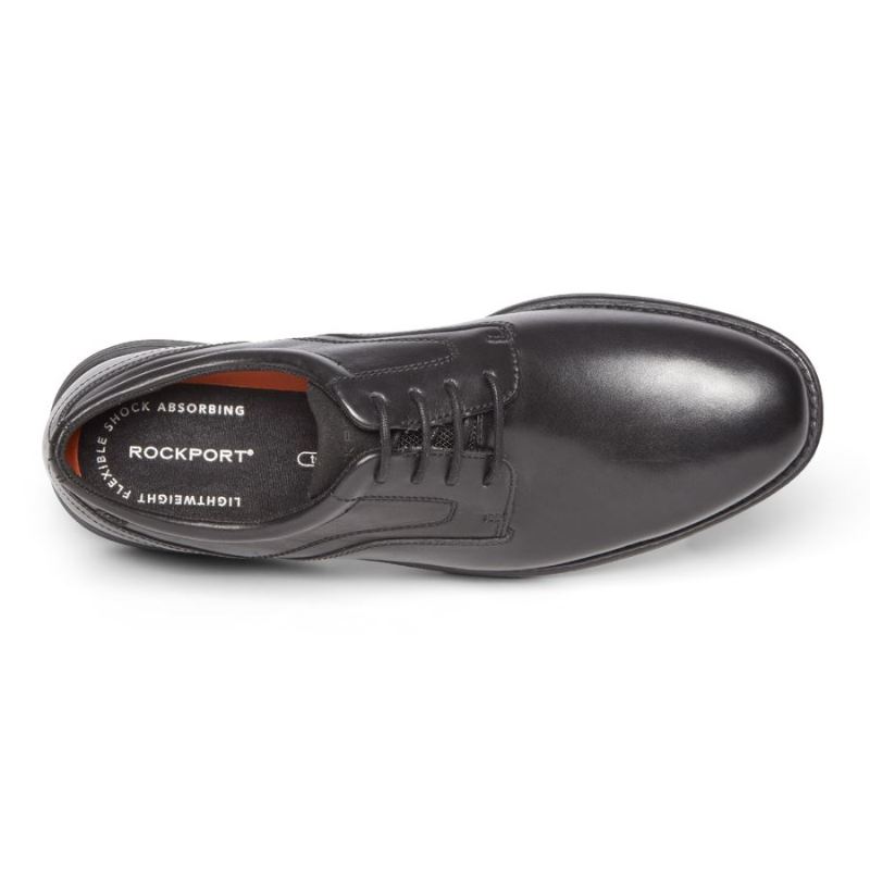ROCKPORT MASCULINO GARETT OXFORD COM BICO PLANO - PRETO III