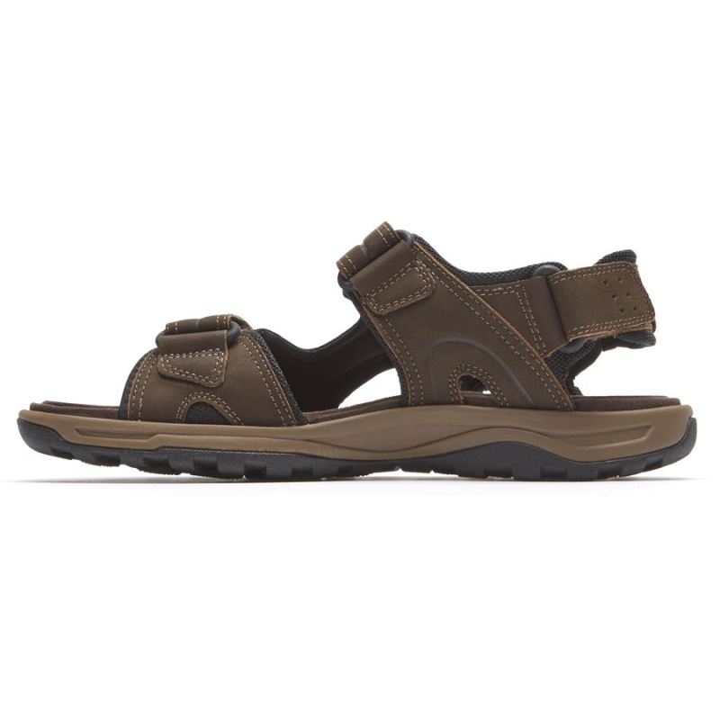 SANDÁLIA AJUSTÁVEL ROCKPORT XCS TRAIL TECHNIQUE MASCULINA - MARROM