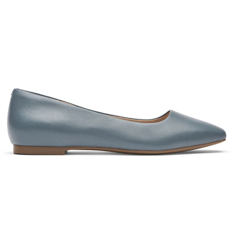 SAPATILHA ROCKPORT TOTAL MOTION LAYLANI PLAIN BALLET FEMININA - AZULARDÓSIA