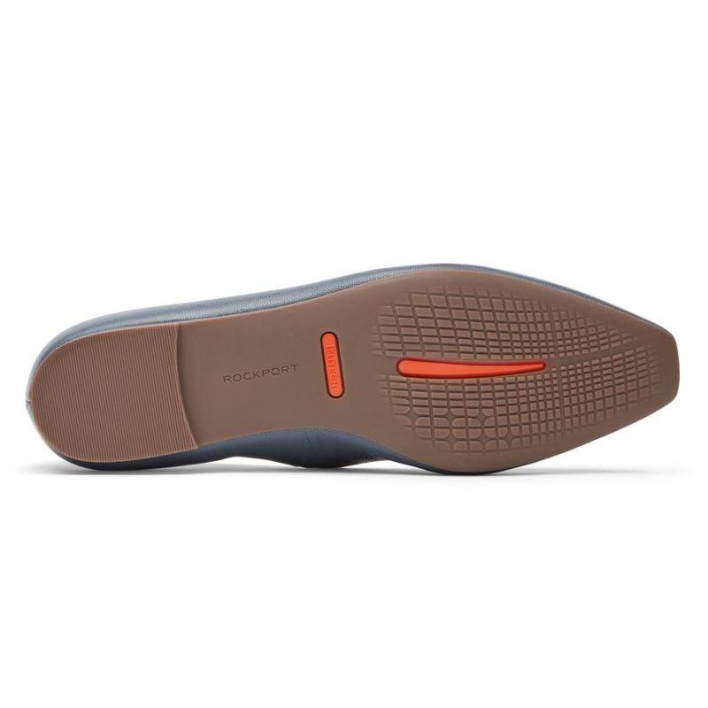 SAPATILHA ROCKPORT TOTAL MOTION LAYLANI PLAIN BALLET FEMININA - AZULARDÓSIA