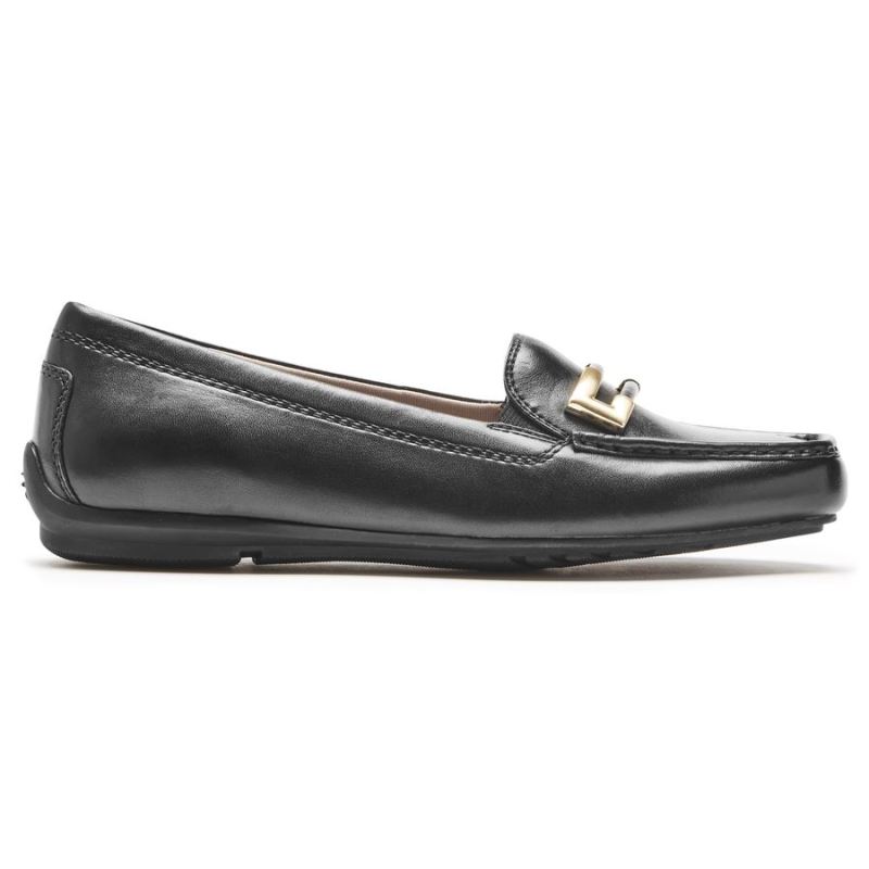 ORNAMENTO TOTAL MOTION DRIVER FEMININO ROCKPORTMOCASSINO - PRETO