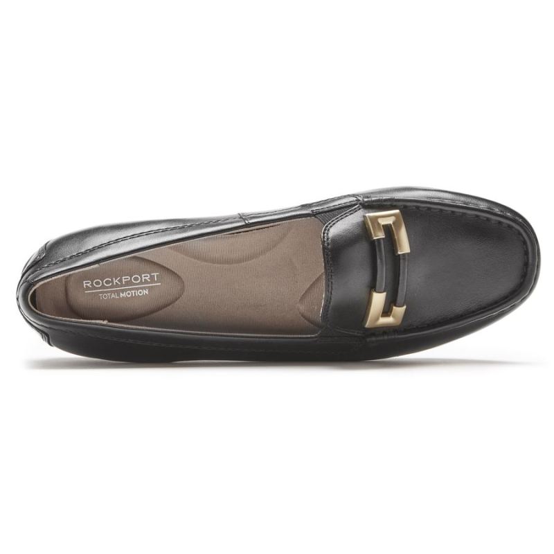ORNAMENTO TOTAL MOTION DRIVER FEMININO ROCKPORTMOCASSINO - PRETO