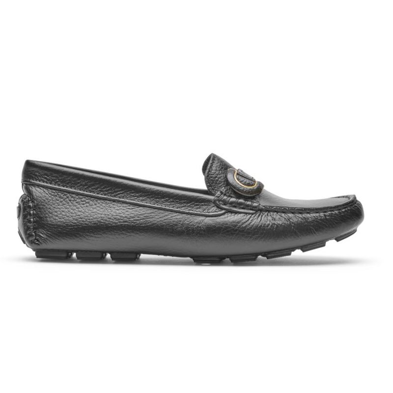 Mocassim Bayview Ring Feminino Rockport - Preto