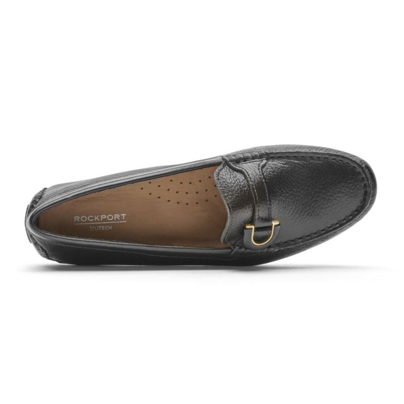 Mocassim Bayview Ring Feminino Rockport - Preto