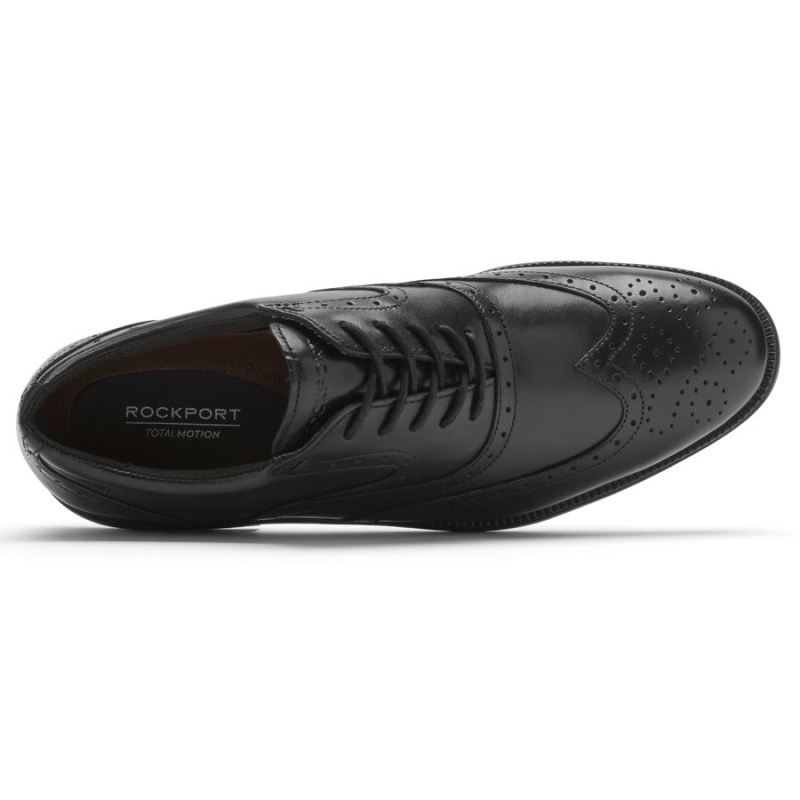 ROCKPORT TOTAL MOTION OFFICE MASCULINO COM BICO LISA PRETO