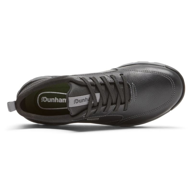 TÊNIS MASCULINO ROCKPORT GLASTONBURY UBAL - IMPERMEÁVEL - COURO PRETO/CAMURÇA