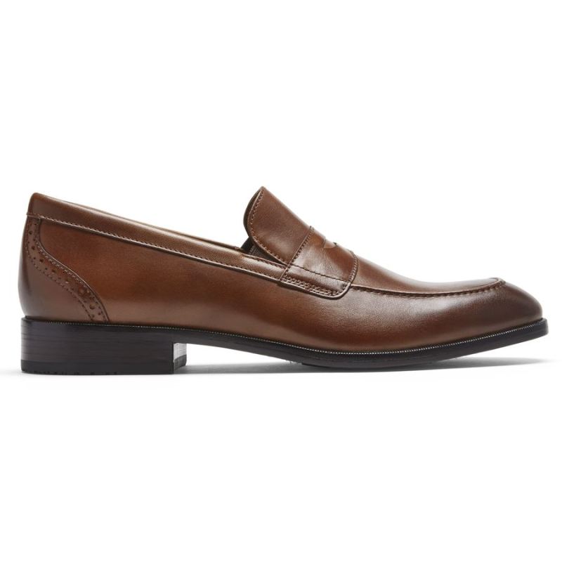 MOCASSINO MASCULINO ROCKPORT TOTAL MOTION OFFICE PENNY - BRITISH BEGE