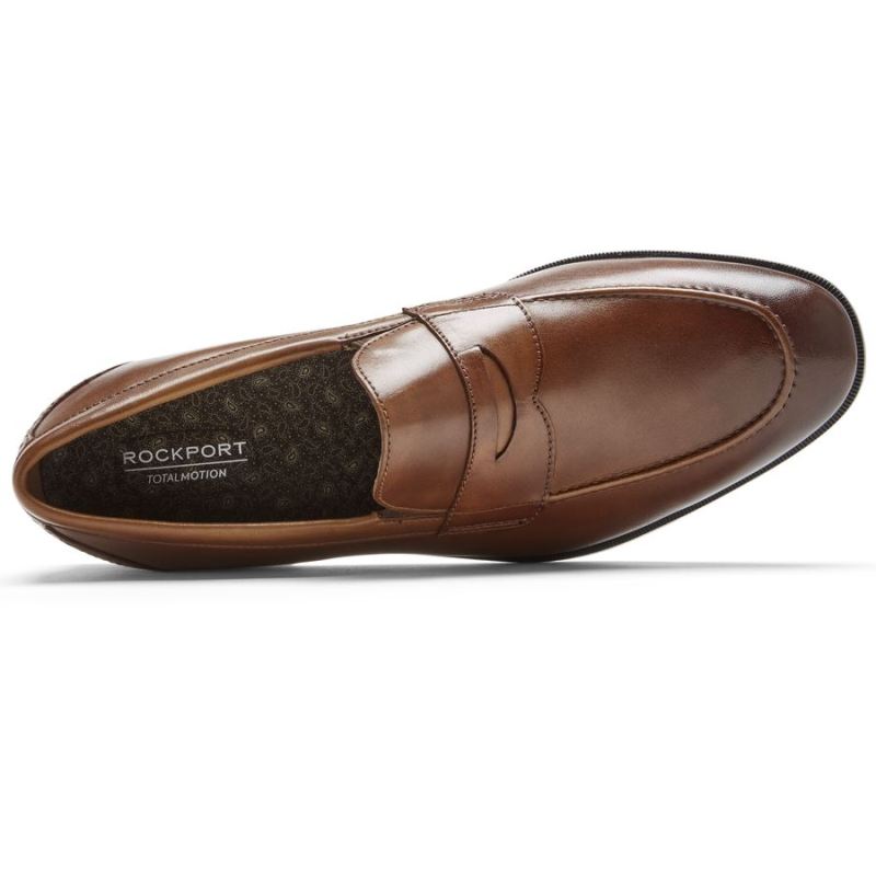 MOCASSINO MASCULINO ROCKPORT TOTAL MOTION OFFICE PENNY - BRITISH BEGE