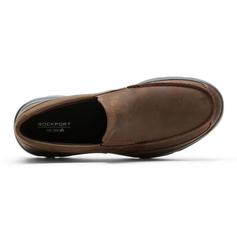 ROCKPORT JUNCTION POINT SLIP-ON MASCULINO - CHOCOLATE