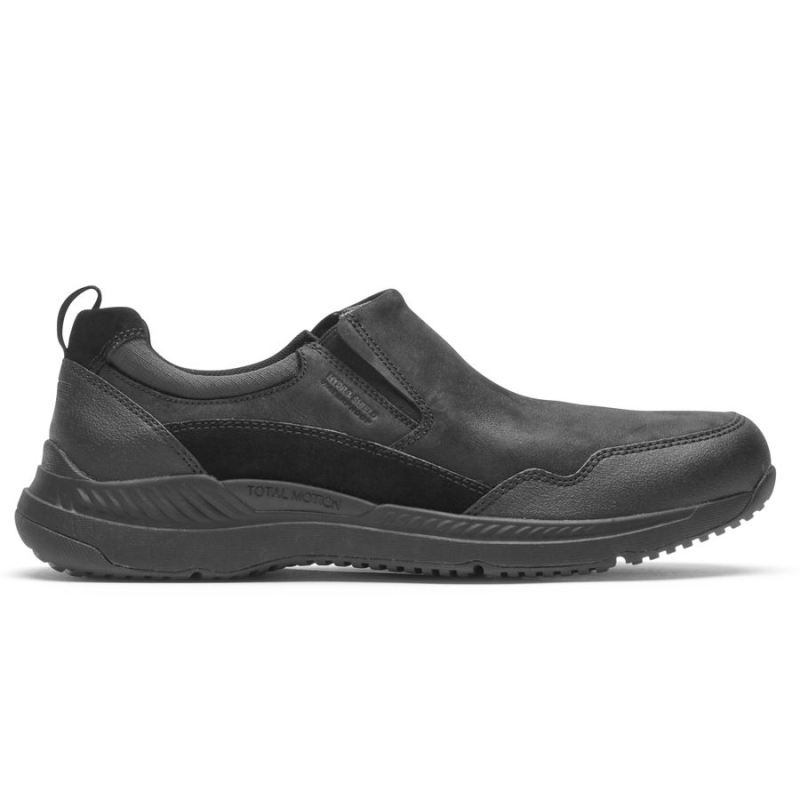 ROCKPORT TOTAL MOTION TRAIL MASCULINO SLIP-ON - À PROVA D'ÁGUA - Preto