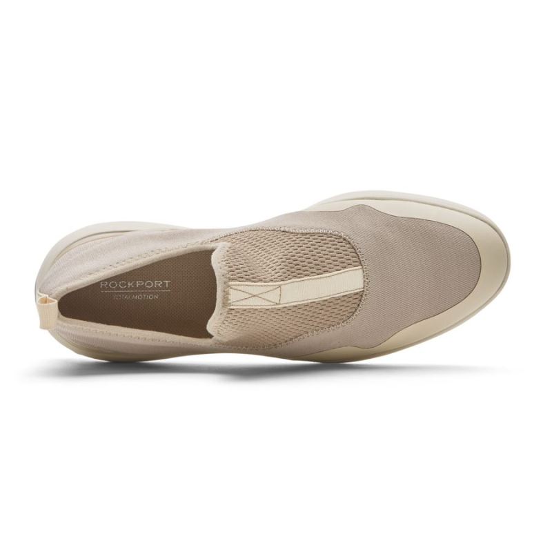 SANDÁLIA ROCKPORT TOTAL MOTION SPORT MESH FEMININA - BRANCA/HUMMUS ECO
