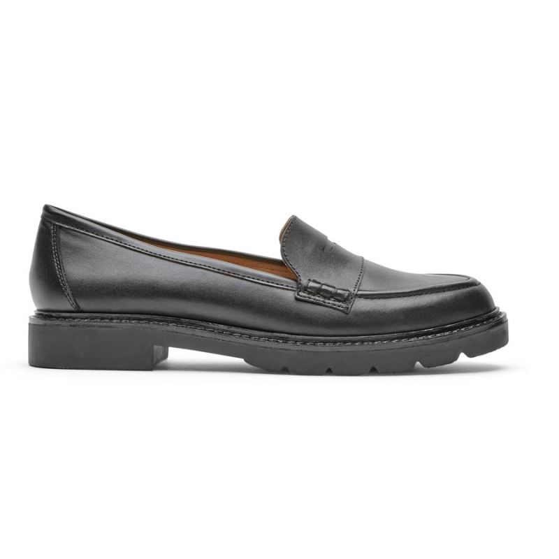 MOCASSINO KACEY PENNY FEMININO ROCKPORT - COURO PRETO