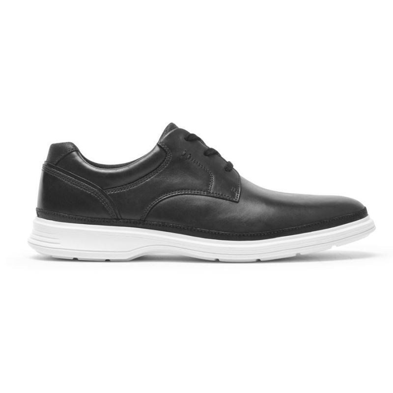 ROCKPORT Social Masculino 2 Go Biqueira Lisa - Preto Couro Liso