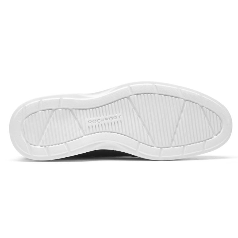 ROCKPORT Social Masculino 2 Go Biqueira Lisa - Preto Couro Liso