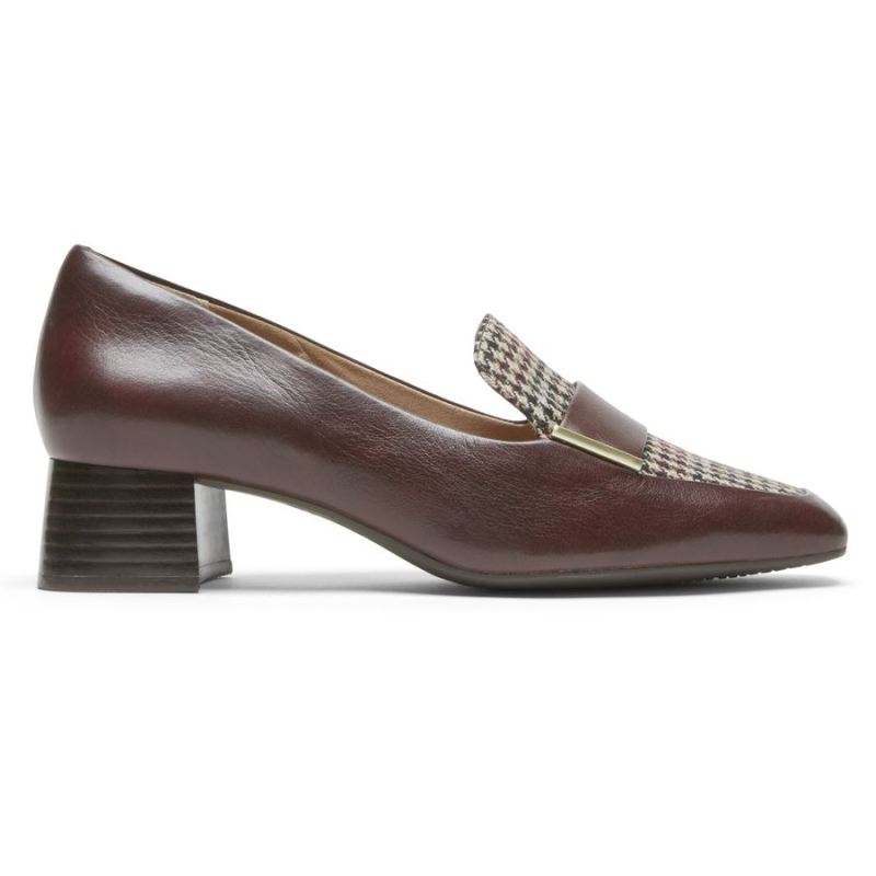Total Motion ESMA feminino ROCKPORTMOCASSINO - XADREZ BOURBON