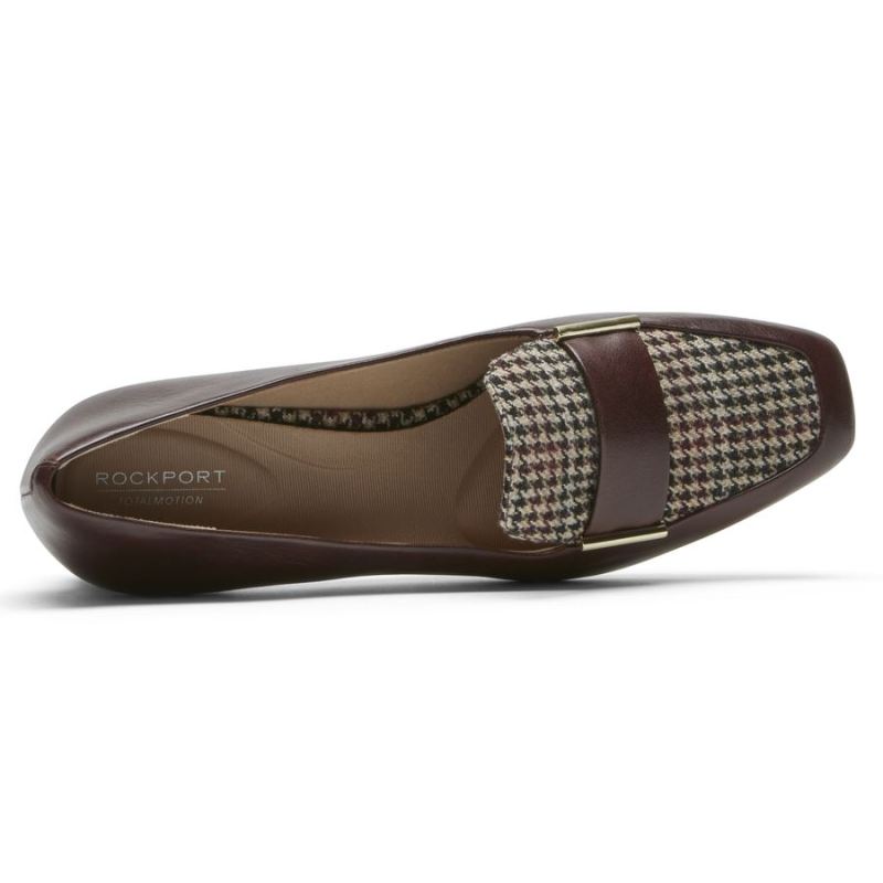 Total Motion ESMA feminino ROCKPORTMOCASSINO - XADREZ BOURBON