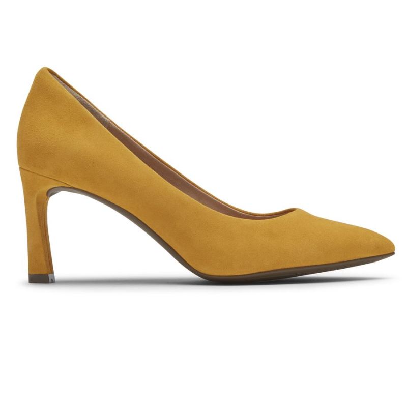 SALTO SHEEHAN TOTAL MOTION FEMININO ROCKPORT - CAMURÇA MARIGOLD KID