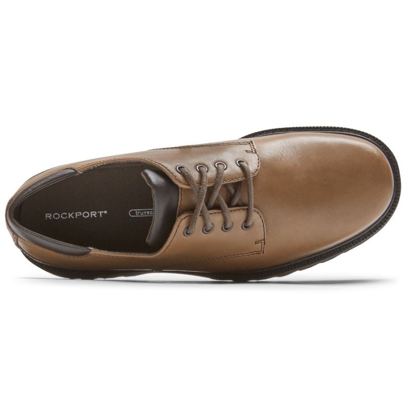 Northofield Masculina Rockport Impermeável Oxford - Marrom Escuro