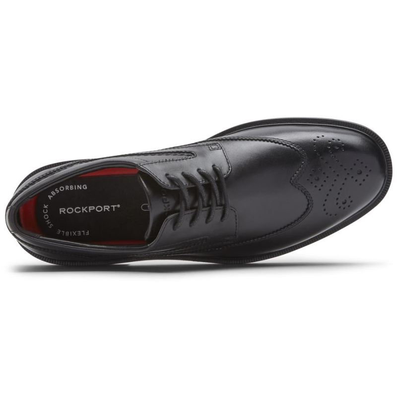 BOTA MASCULINA ROCKPORT TANNER WINGTIP - PRETA