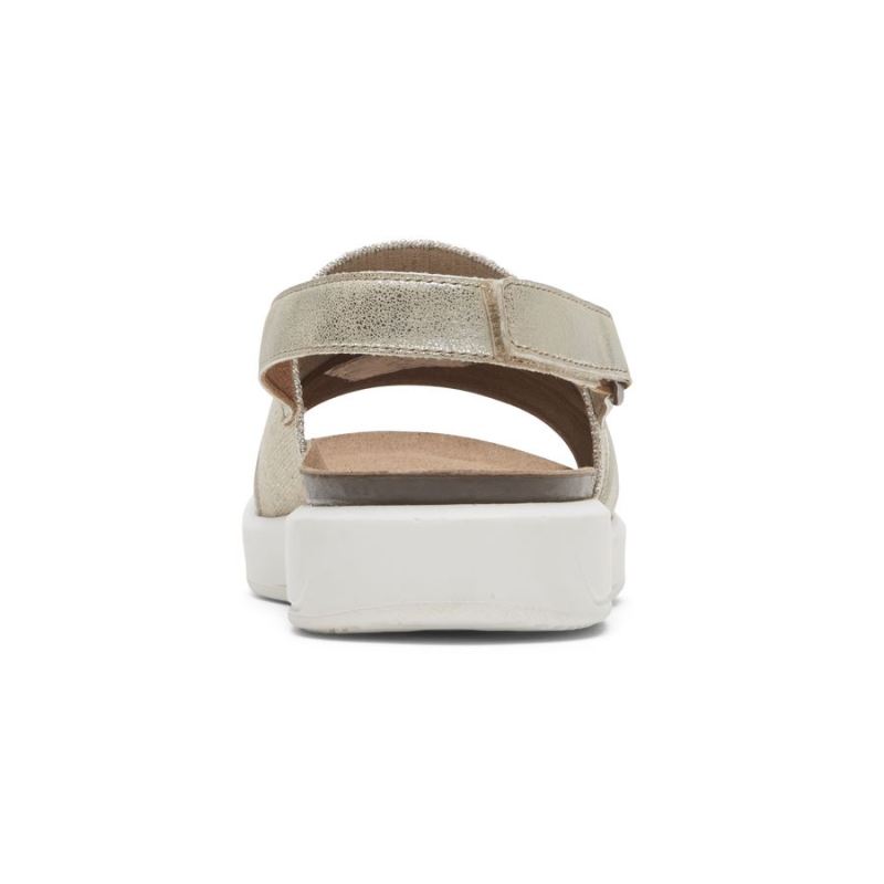 SANDÁLIA ROCKPORT KYRA SLINGBACK FEMININA - PLATINA