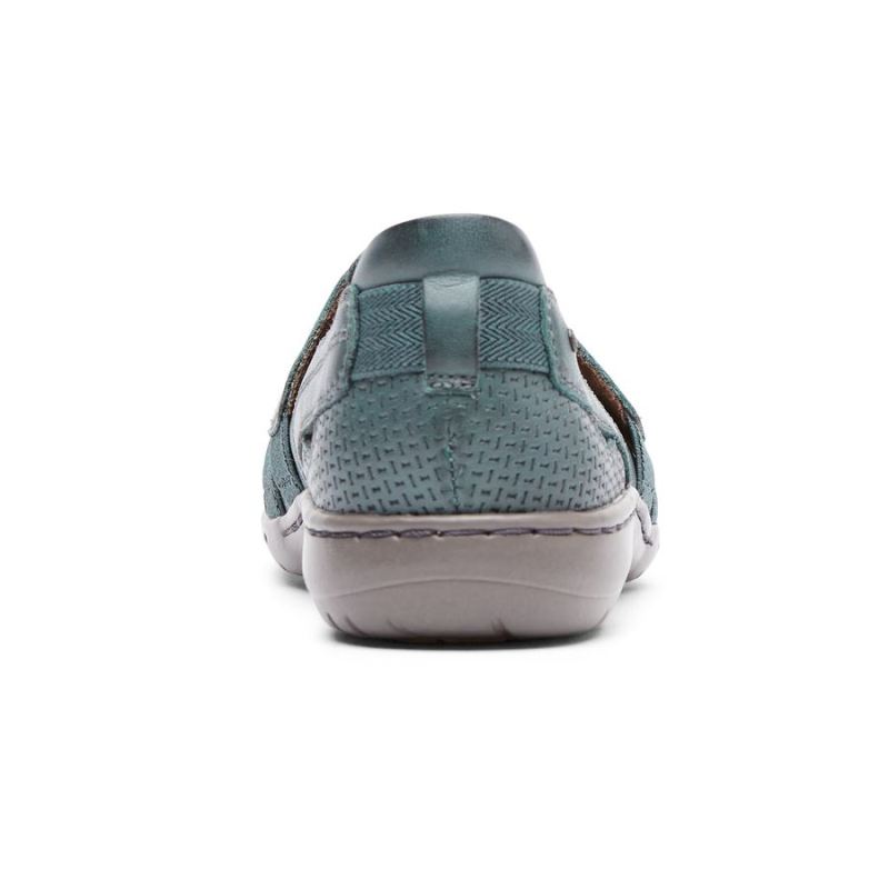 SLIP-ON ROCKPORT COBB HILL PENFIELD COM TIRAS FEMININO - AZUL