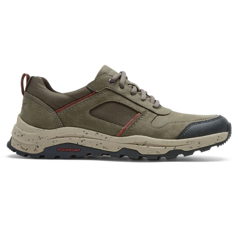 BOTA ROCKPORT XCS PATHWAY MASCULINA IMPERMEÁVEL UBAL TREKKER-BREEN NUBUCK