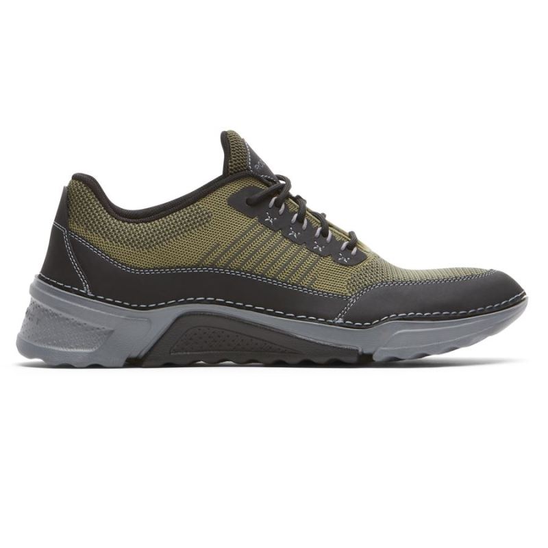 TÊNIS ROCKPORT MASCULINO ROCSPORTS - VERDE FLORESTA - MALAS/COURO PRETO