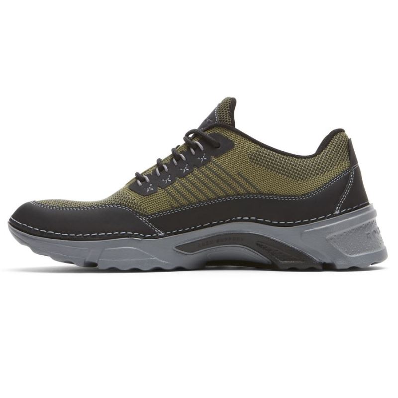 TÊNIS ROCKPORT MASCULINO ROCSPORTS - VERDE FLORESTA - MALAS/COURO PRETO