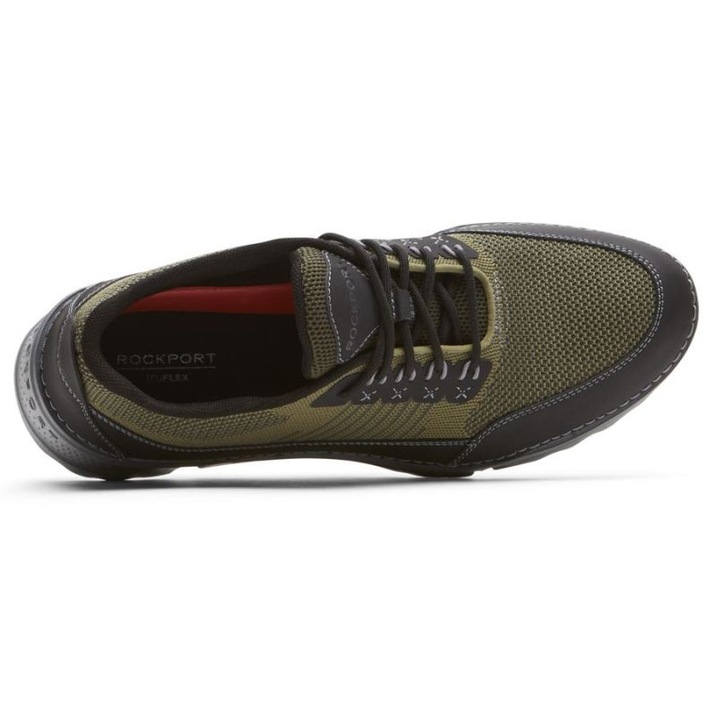 TÊNIS ROCKPORT MASCULINO ROCSPORTS - VERDE FLORESTA - MALAS/COURO PRETO