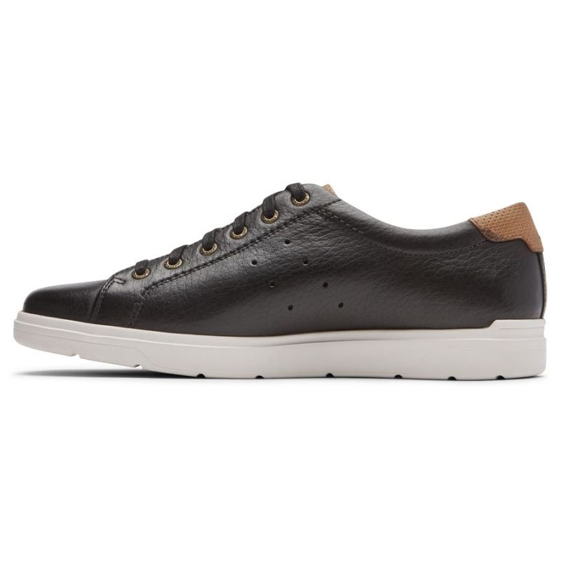 TÊNIS ROCKPORT MASCULINO TOTAL MOTION LITE COM CADARÇO NA POEIRA - PRETO