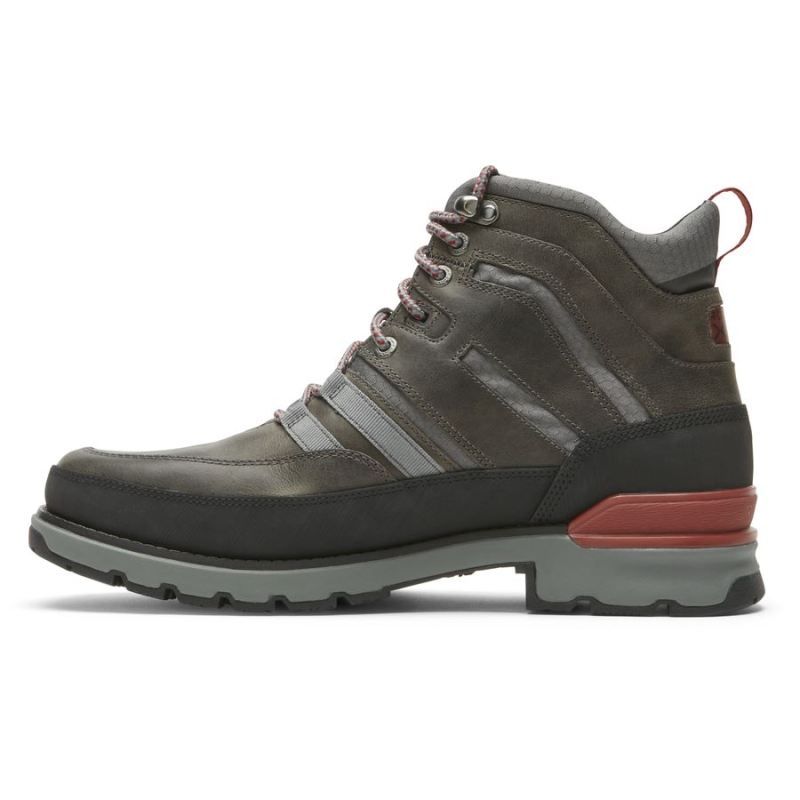 BOTA ROCKPORT MASCULINA TOTAL MOTION TREK MODERN - IMPERMEÁVEL - CINZA AÇO