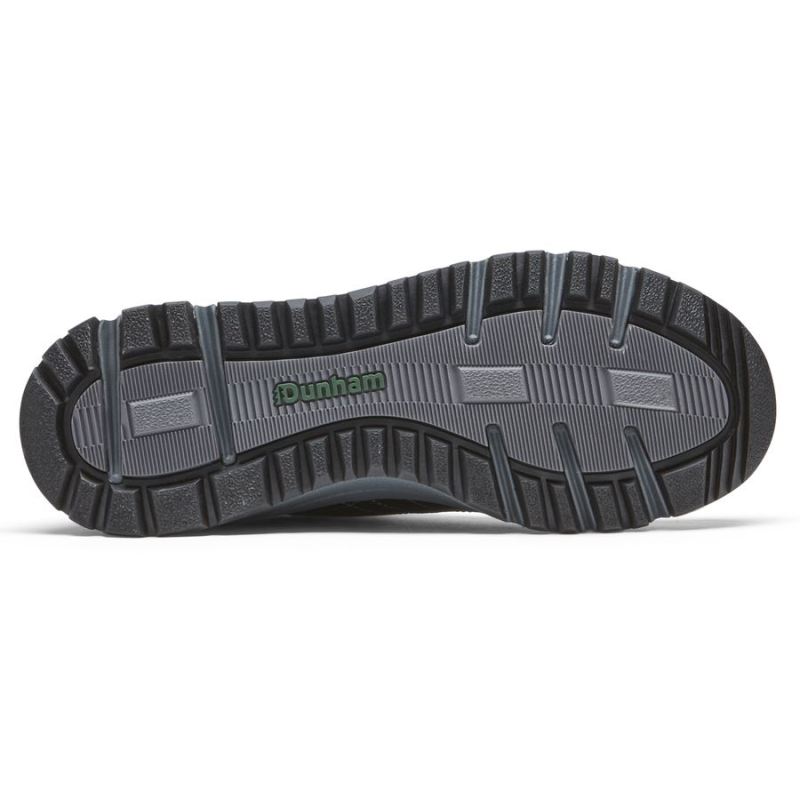 BOTA MÉDIA GLASTONBURY MASCULINA ROCKPORT - À PROVA D'ÁGUA - COURO PRETO/CAMURÇA