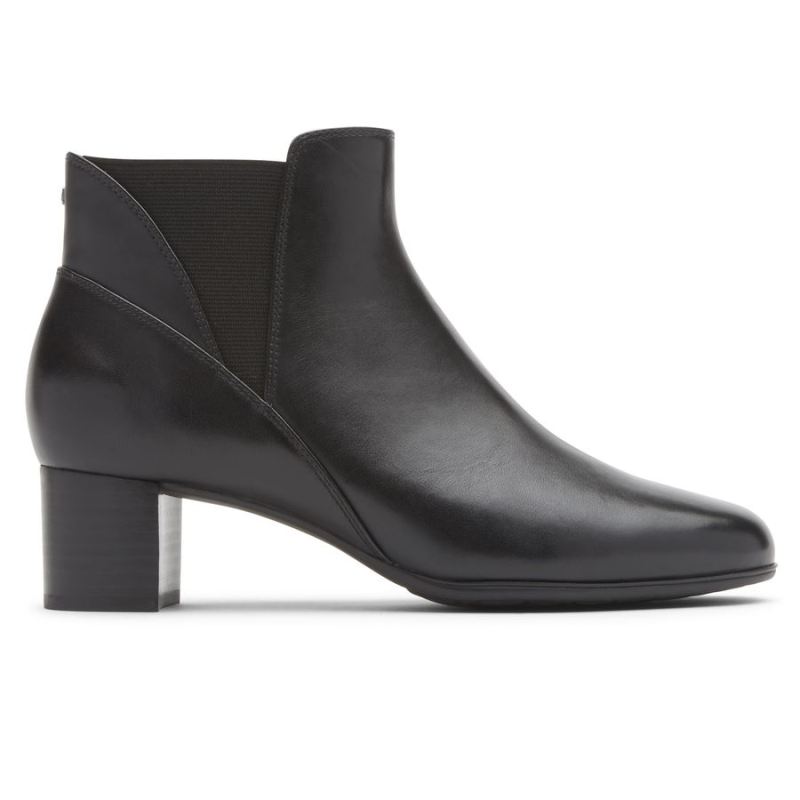 BOTA CHELSEA FEMININA ROCKPORT - PRETA