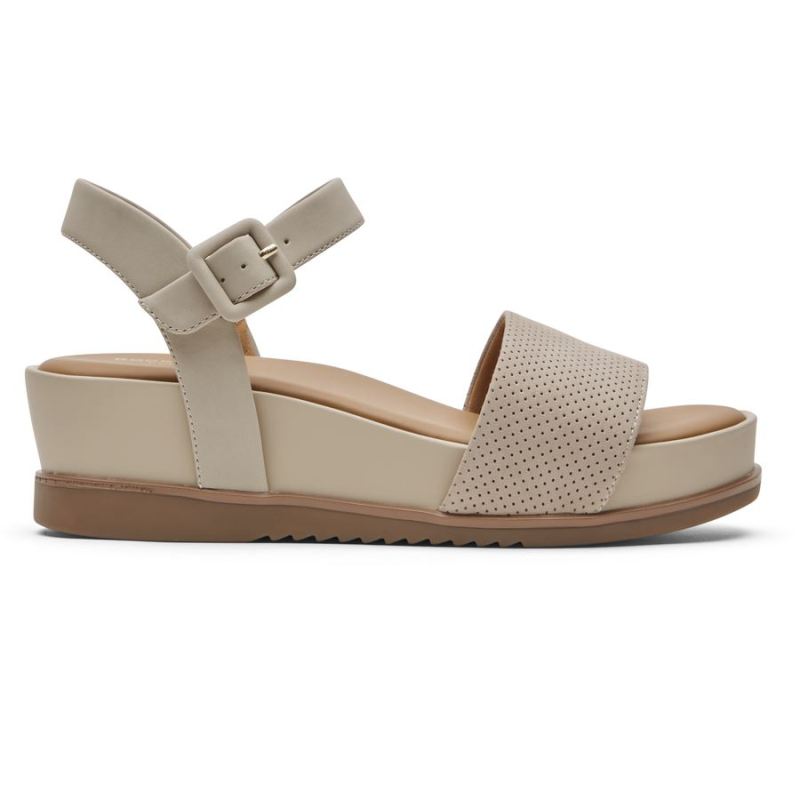 ROCKPORT FEMININA SANDÁLIA DELANIE - HÚMUS