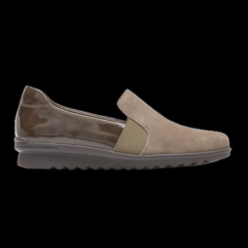 SLIP-ON ROCKPORT TRUFLEX CHENOLE - CAMURÇA CINZA OLIVA