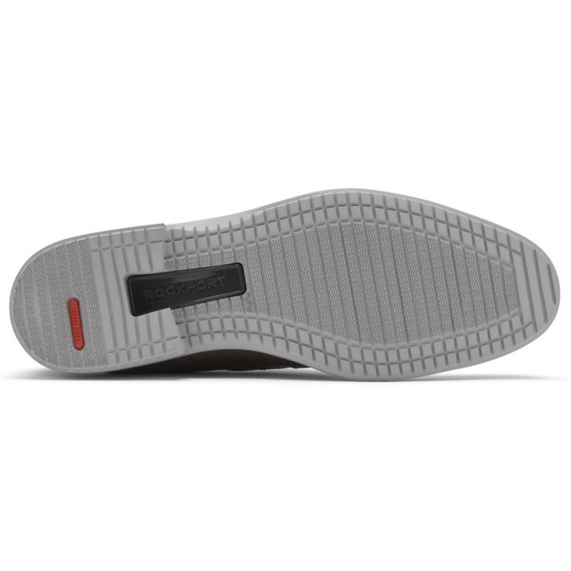 BOTA MASCULINA ROCKPORT TOTAL MOTION DRESSPORT BICO PLANO OXFORD - CINZA AÇO
