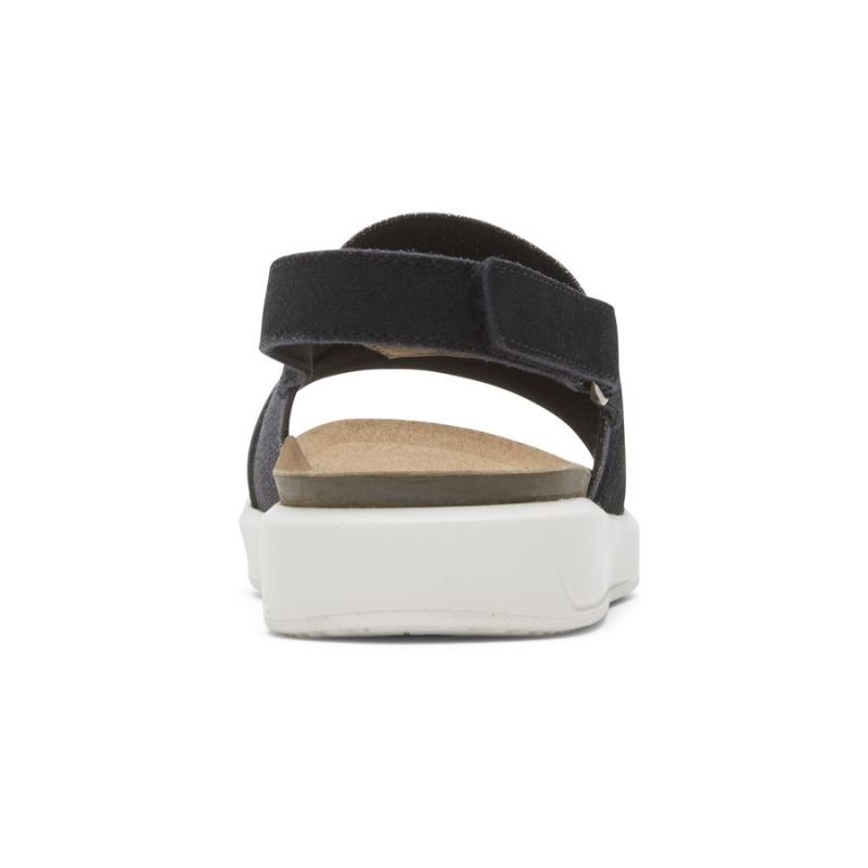 SANDÁLIA KYRA FEMININA ROCKPORT COM SLINGBACK - PRETA