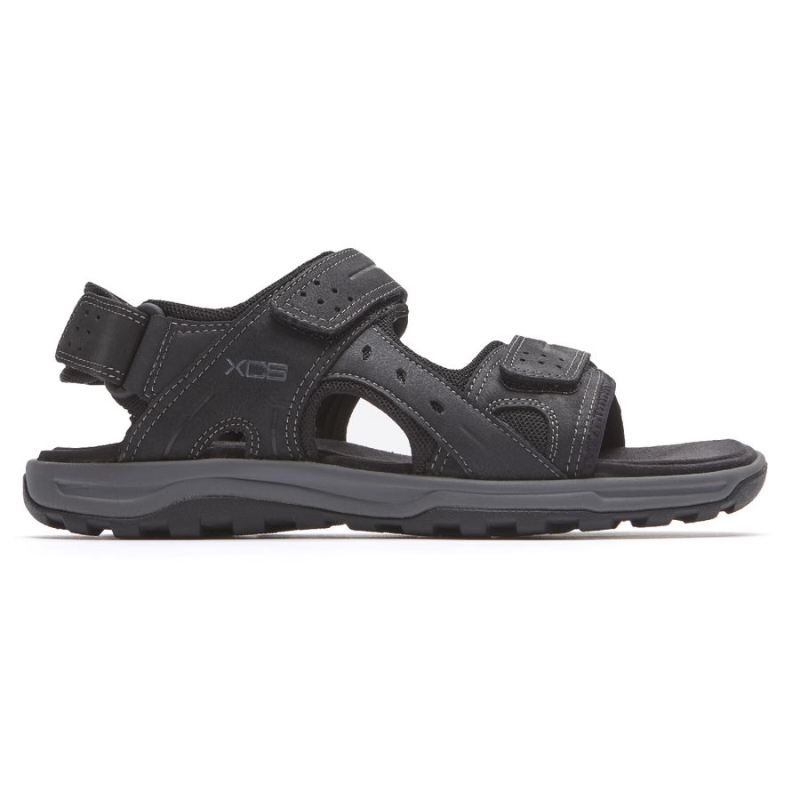 ROCKPORT MASCULINO XCS TRAIL TECHNIQUE SANDÁLIA AJUSTÁVEL - PRETA