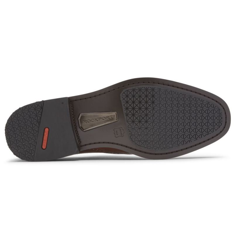 Total Motion Office Masculina Rockport com Ponta Asa - Bronze Britânico
